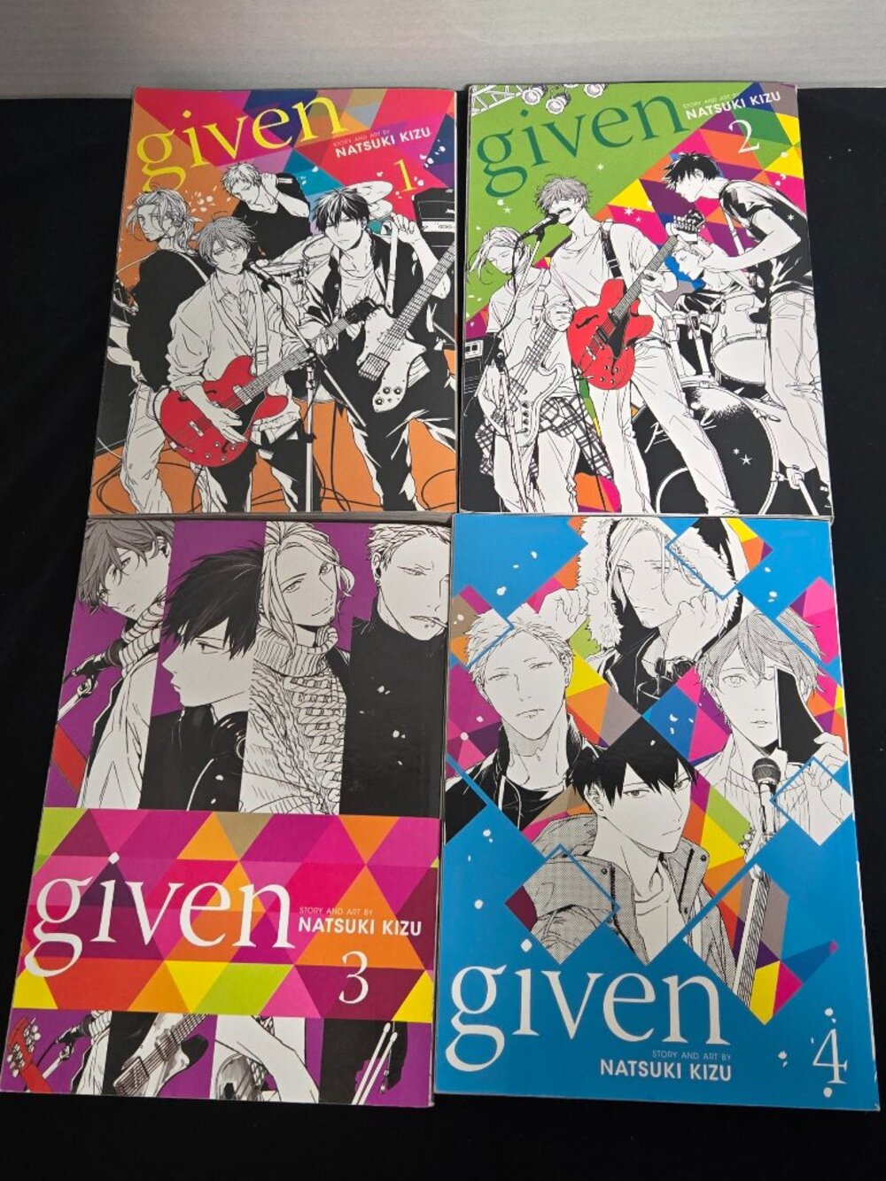 Given Manga Volumes 1–4 Complete Set | Natsuki Kizu | English | SuBLime BL Manga